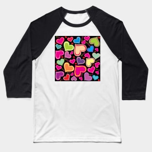 Love Hearts Baseball T-Shirt